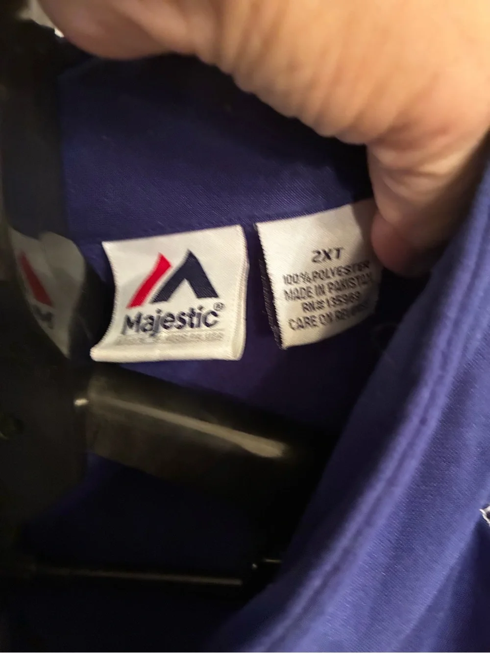 Majestic Purple Colts Full-Zip Varsity Jacket